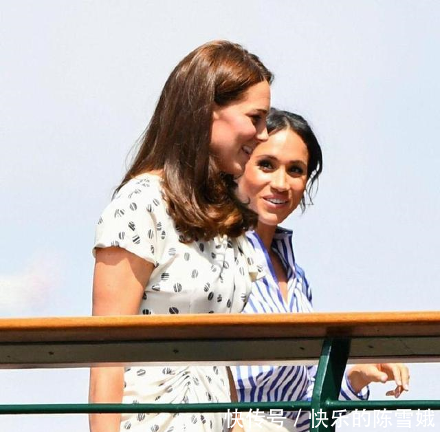 凯特王妃与梅根携手看温网，裙装与裤装的碰撞，丰腴与瘦削的对决