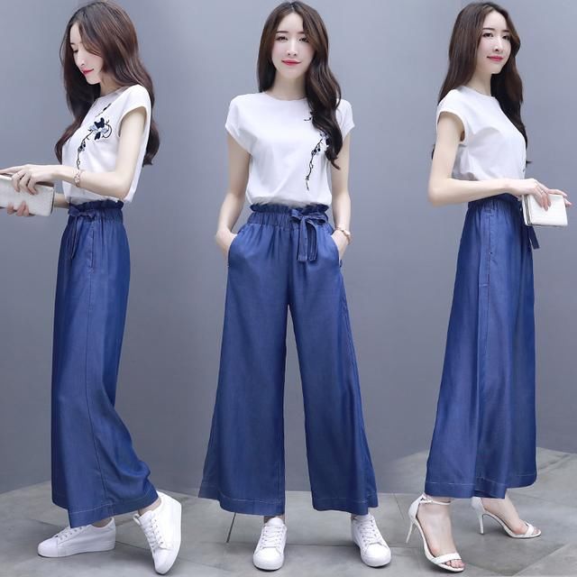 嫂子比我大十岁，但是她穿上这种大气套装，朋友都以为是我姐姐