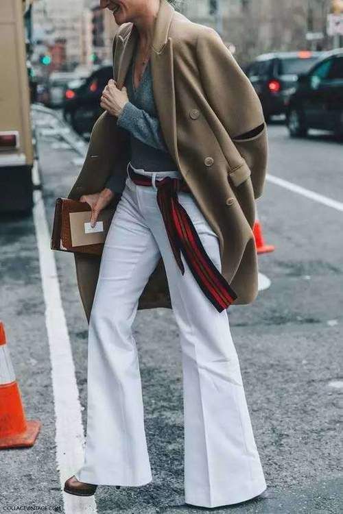  【合适】早春西装穿搭气质女生这么穿你也能变女神，比裙子还百搭！