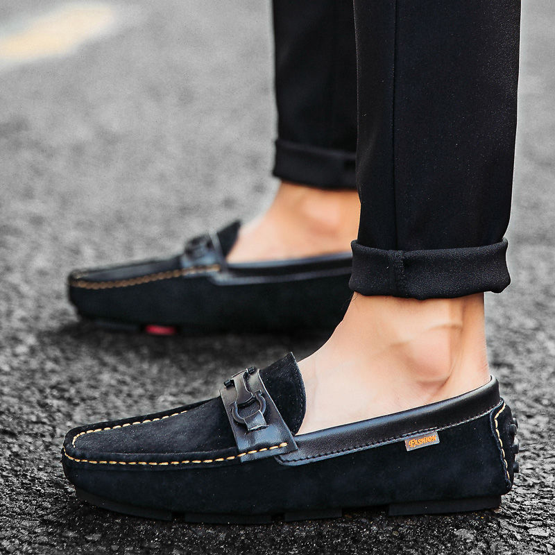 有一种男鞋，叫“豆豆鞋”，舒适好穿不闷脚，穿上贼显年轻