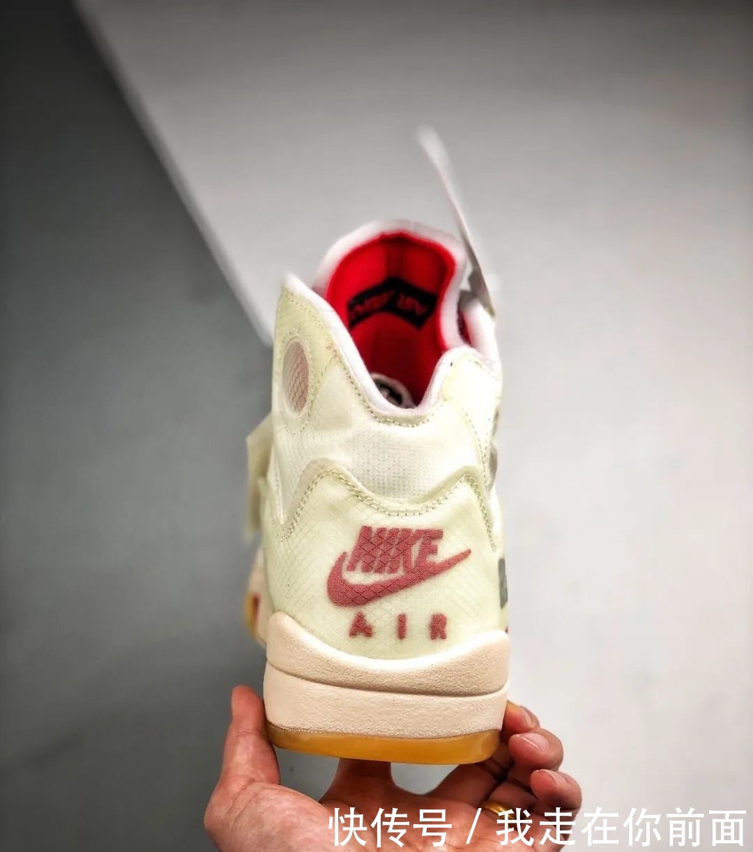 #测评#奶白色蝉翼鞋面!OW x AJ5 新联名周年限定开箱测评!