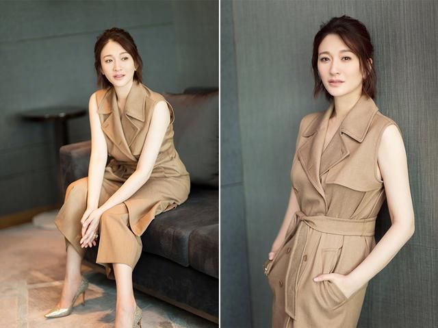 唐嫣穿土系配色活力十足，李小冉温柔，景甜却搭的清爽又减龄