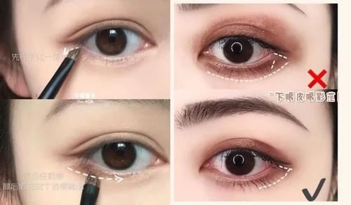  #眼妆#万能眼妆步骤教学！详解眼妆晕染技巧，手残党也画出干净高级眼妆