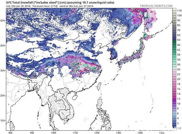 北极涡旋要狠狠砸向日本！日本真有可能全国暴雪！