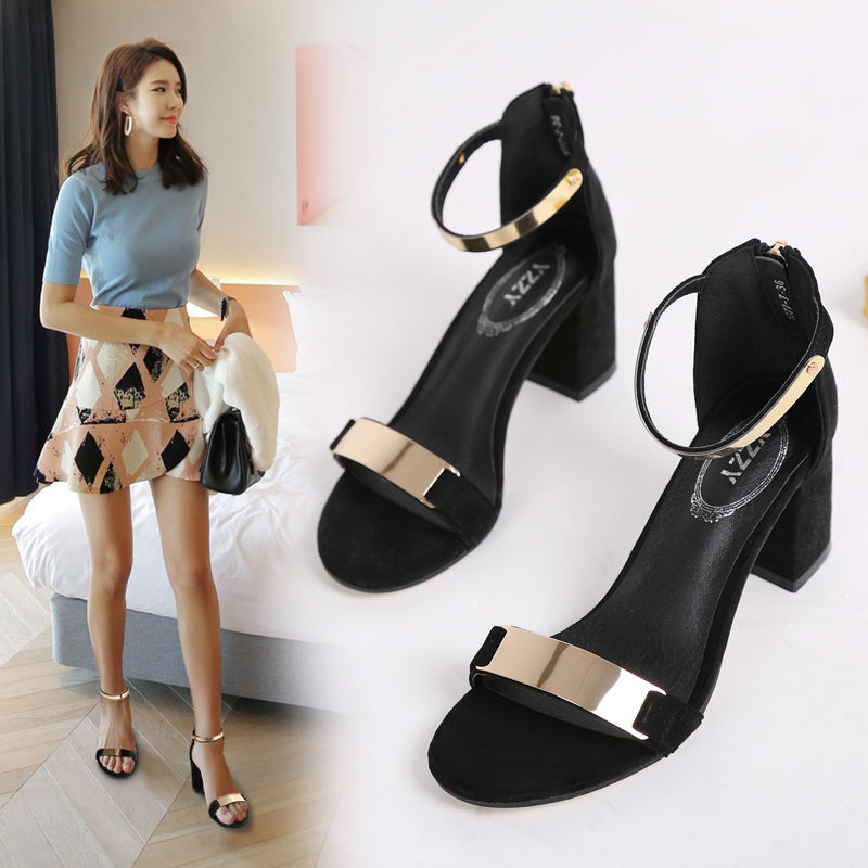 高跟鞋旧了容易崴脚，试试新款凉凉高跟鞋，三伏天不磨脚还凉快