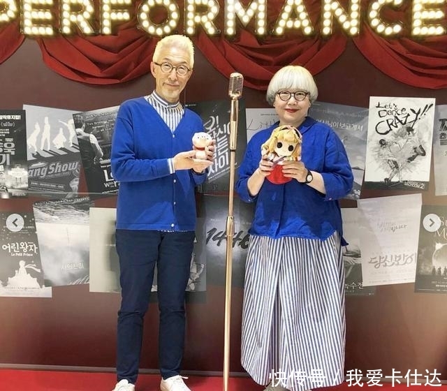 条纹格■日本这一对老年夫妇的“时尚穿搭”素雅简约,穿出精致