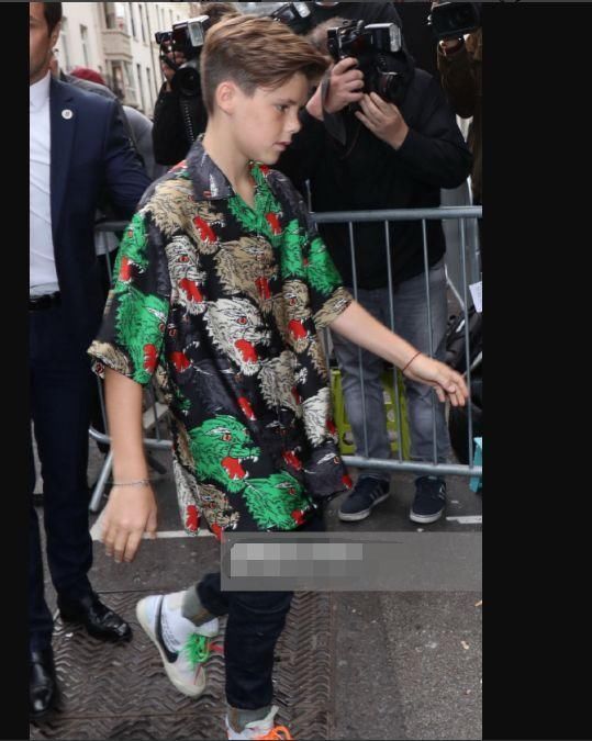 时装周贝嫂走秀，贝克汉姆全家到，小七美如花仙子囧三特别亮眼