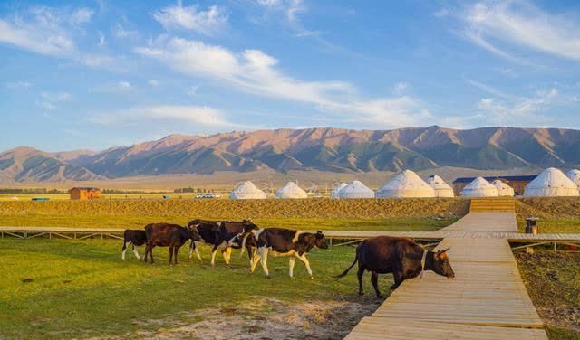 自驾新疆，天山脚下巴里坤湖两个入口区别很大，门票免费