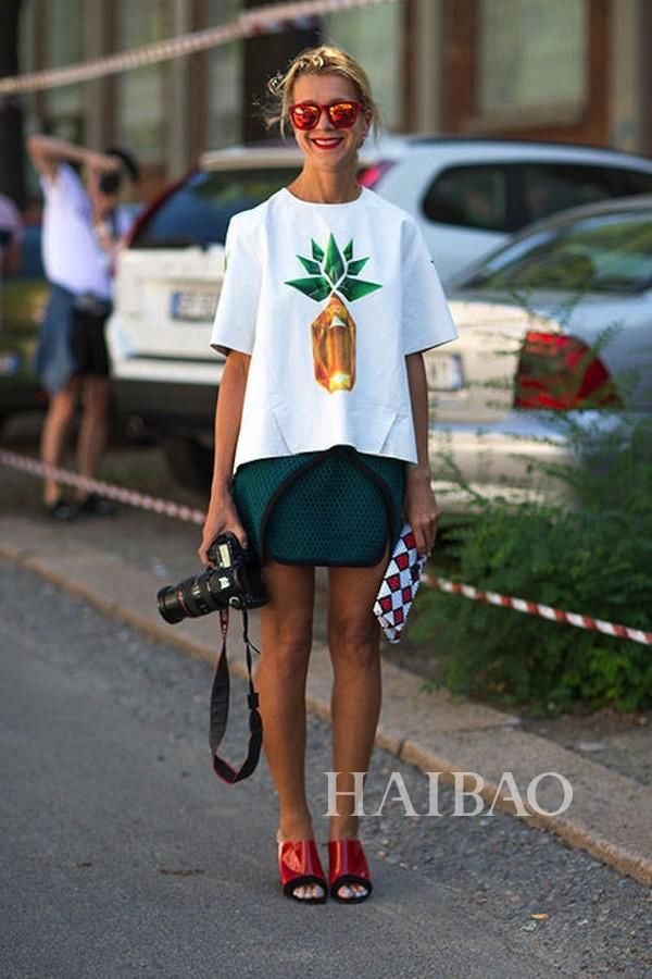 这个夏日，我选择把水果穿上身！樱桃、柠檬、菠萝……度假风情满