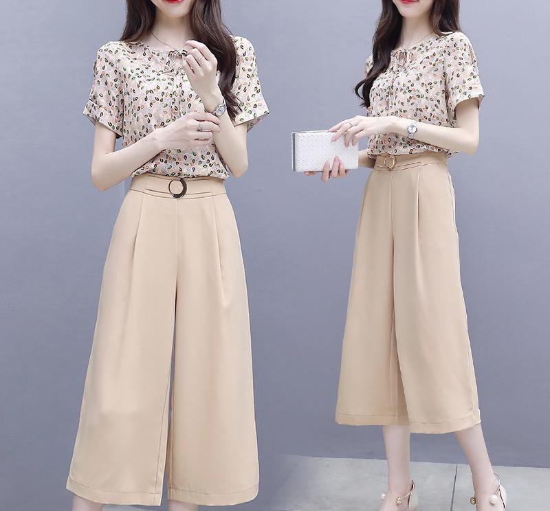 比旗袍还洋气的阔腿套装，47岁老婆一买7件，上班穿美的不重样