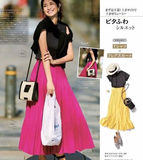  『红色』春天的衣服最好配色了！玫红色日系优雅搭配，穿出气质与活力