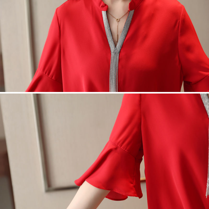 二姑真会打扮，7月新买的名媛套装，减龄漂亮，美的让人移不开眼