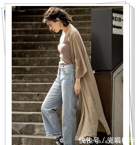  『感觉』开衫的春季日系穿搭，能防晒能保暖，既百搭又好看
