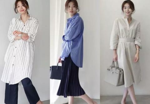  『辣妈』韩国时尚辣妈的初夏穿搭示范，简约不失女人味，借鉴度很高