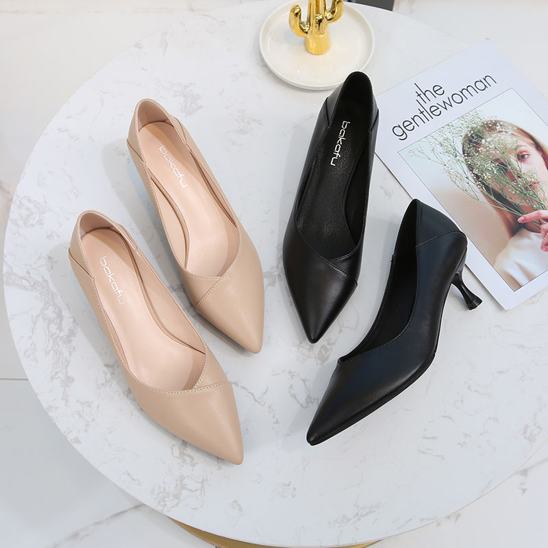 女人穿高跟鞋更有气质，微胖女人必备哦