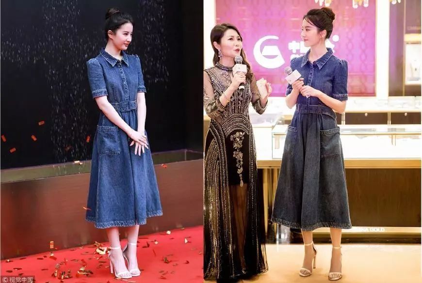 瘦了的刘亦菲穿紧身裤,未修图却暴露真实身材?网友:还好脸好看