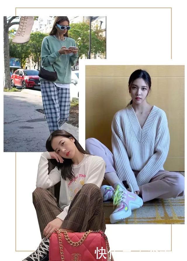  #时髦#春天“衬衫+半裙”，“衬衫+裤子”，气质时髦不费力！