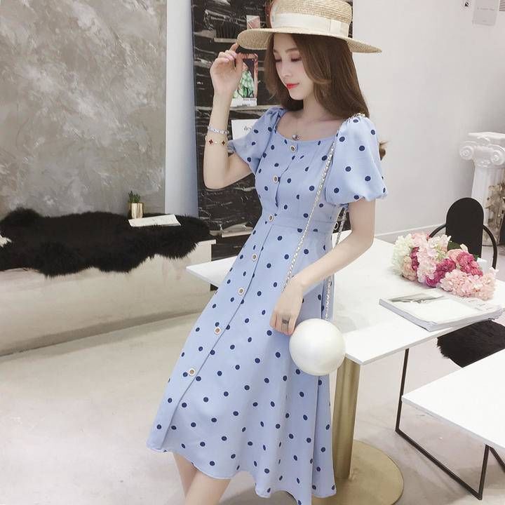 初秋不可错的“温柔裙”，气质柔美，款款动人，真好看