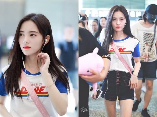 鞠婧祎真会玩，身上扣子越穿越多，小个子还能这么穿？