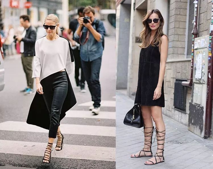 倪妮穿热巴同款绑带鞋,腿却输了?3条穿鞋准则,让你显高显瘦腿长