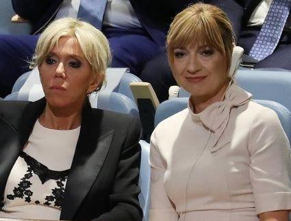 65岁法国第一夫人，深夜出行一脸憔悴，还好换对发型继续卖萌