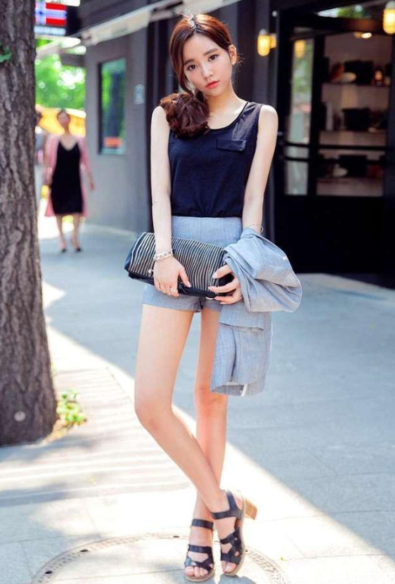 美女这样穿热裤, 气质简直爆表