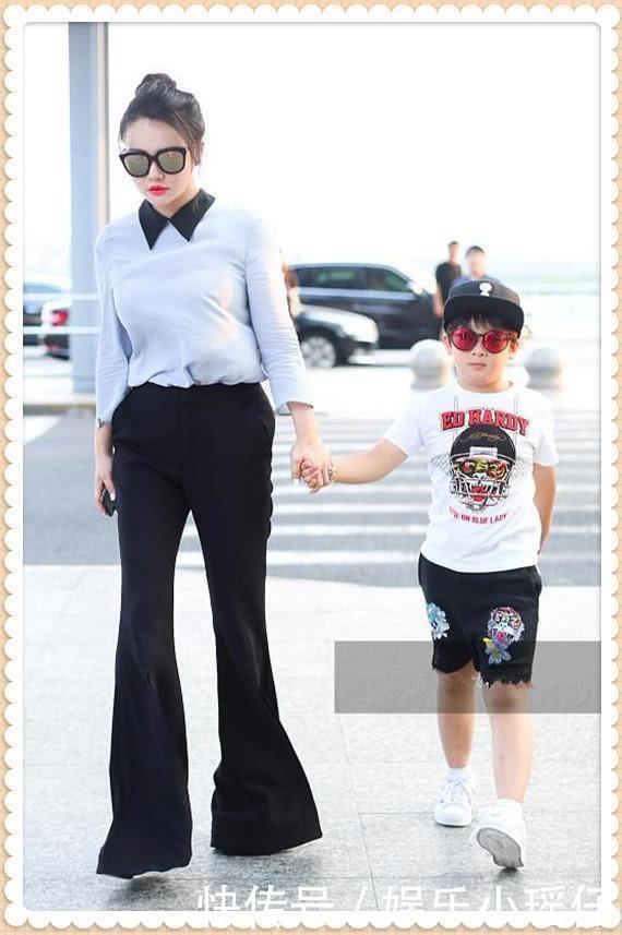 冉莹颖不得了！一条高腰裤胸下全是腿，网友：这身材看了流鼻血！