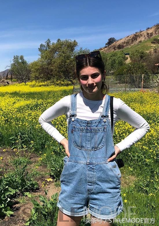 背带裤回潮，除了减龄还似女神！