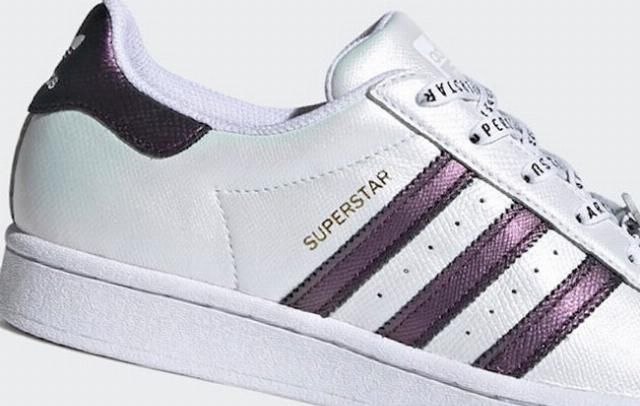  【adidas】电光紫点缀！贝壳头 adidas Superstar 新配色下月发售