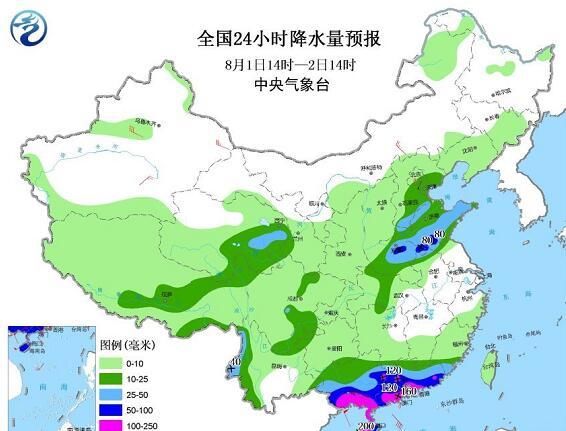 同台竞技!高温、台风、暴雨、强对流继续!局地降水超预期