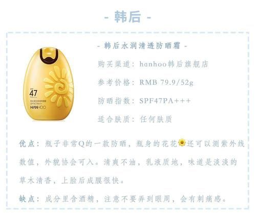  值得@均价不过百，这些优秀的国货防晒值得囤！