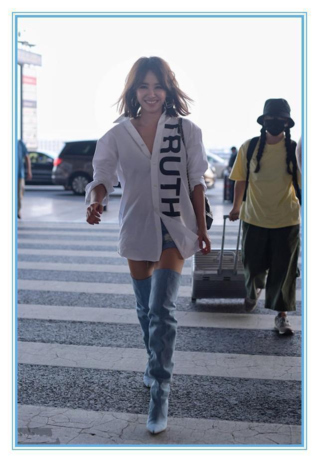 没有唐嫣的腿真别把靴子当裤子穿，否则会像蔡依林一样满屏尴尬的