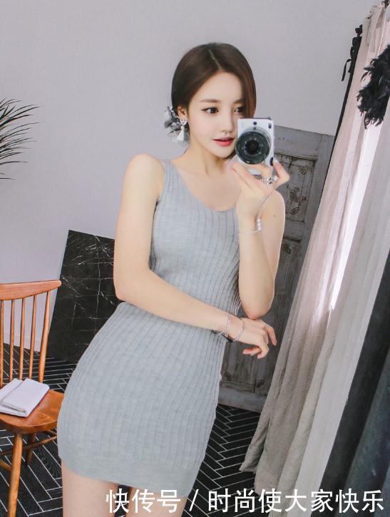 时尚紧身裙，展示丰腴身材，潮流有魅力！