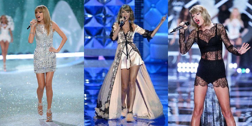 霉霉还要穿高跟鞋拉伸长腿，轻松hold印花，身材不得了!