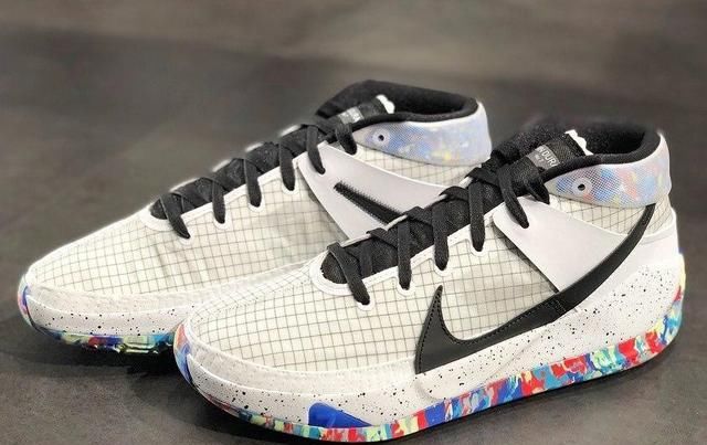  「烟灰色」实拍展示多色/赛车蓝/烟灰色Nike Zoom KD13“Home Team”