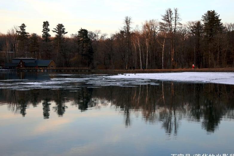 冬游长白山西北麓露水河碧泉湖