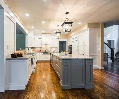 想起做饭就脑瓜疼？14款超大厨房让你从此爱上做饭，简直是享受