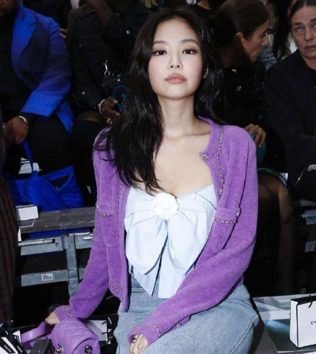  少女@紫色开衫怎么搭配 开春甜美少女系穿搭