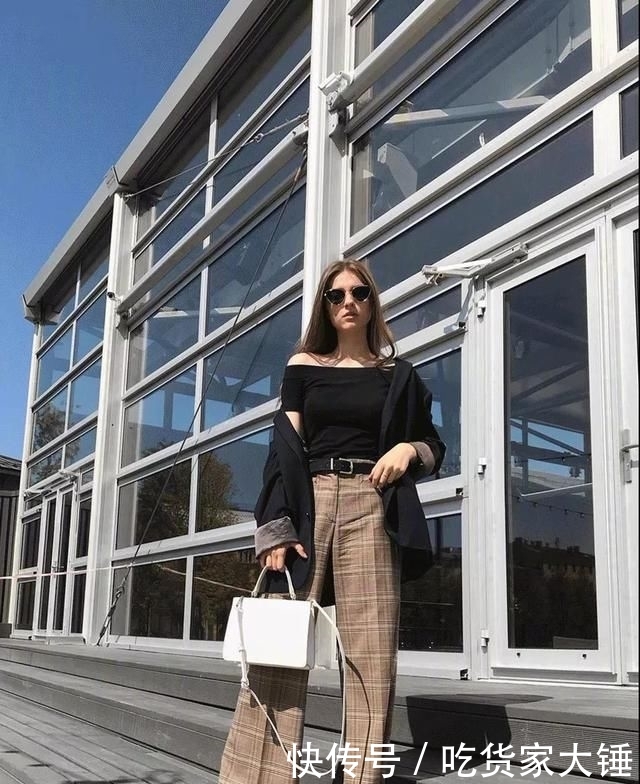  #格纹西装#秋冬必穿的格纹，时髦炸了