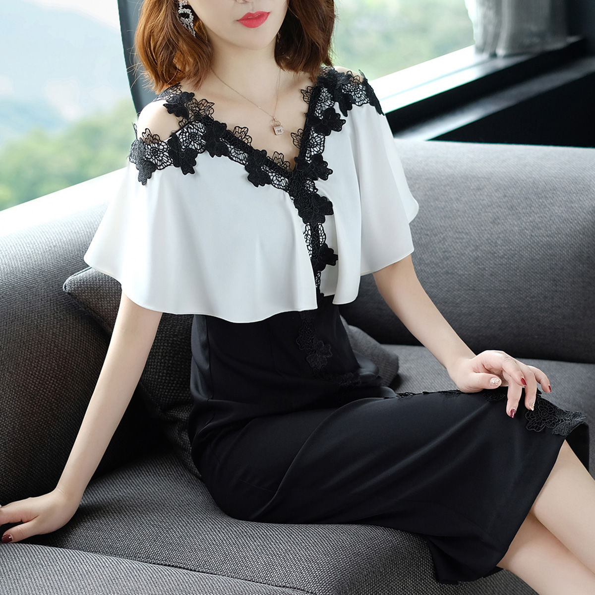 老婆年过51岁，换上这大牌“欧货”裙，高贵洋气嫩成29岁