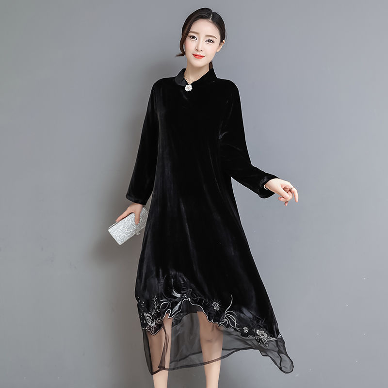 哇塞!今年的“秋裙”果然比旗袍洋气!尤其60后穿，嫩美提气质