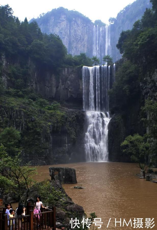 惊艳中华第一高瀑,罕见百米落差