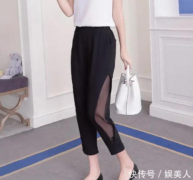 哈伦■假如你70后,不喜欢穿连衣裙!可以试试这“春小衫”+“哈伦裤”