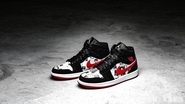 「AJ1」新品,报纸印花AJ1现已发售