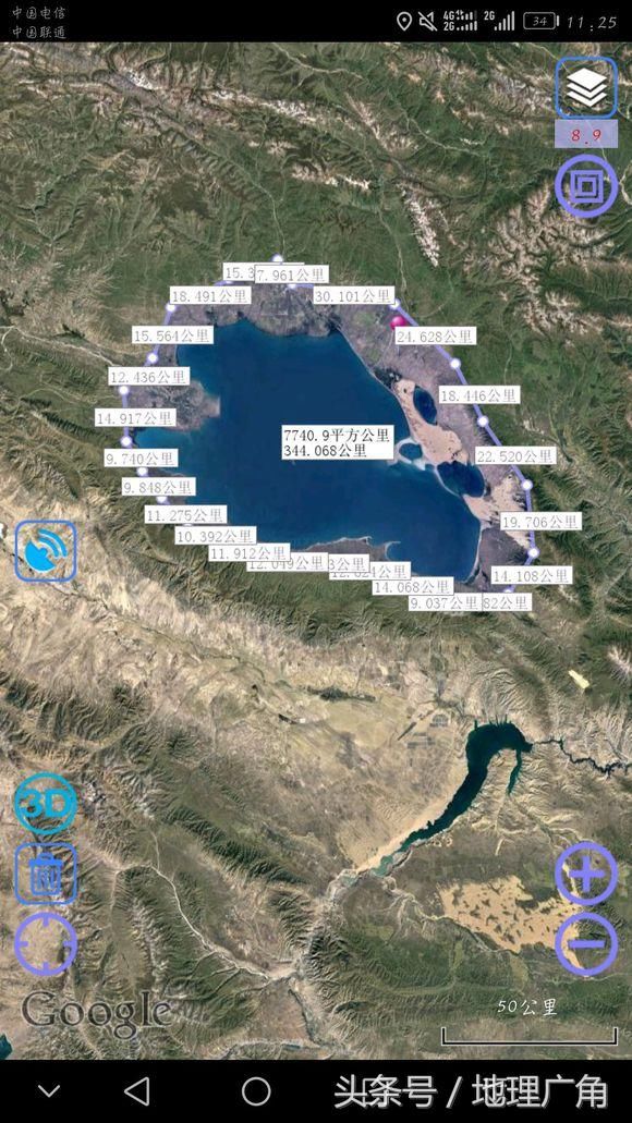 青海湖，曾预言为第二个罗布泊，但如今持续扩大，达到近百年顶峰