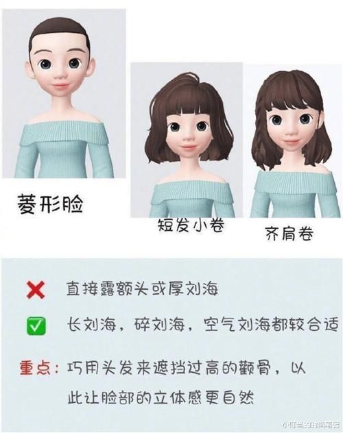  『脸部』不同的脸型要怎么选发型学会这些小技巧，提升你的颜值