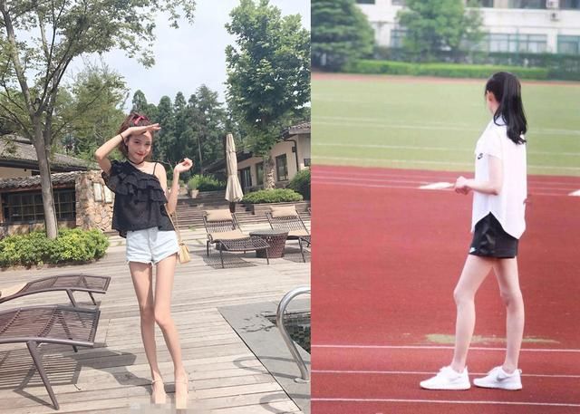 杨清柠的筷子腿再美，仍比不上不P图女神漫画腿，网友：美过郑爽