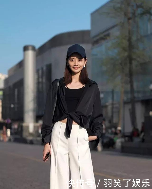 白色阔腿裤搭配什么上衣好看给你10套穿搭示范