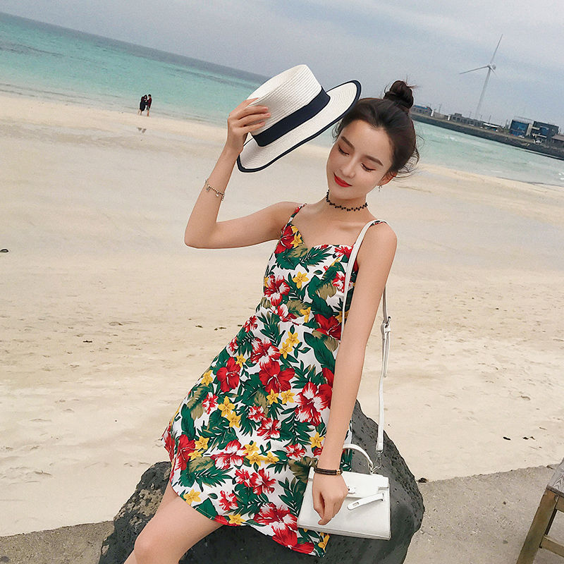 去海边完都穿这样的连衣裙，而我穿防晒衣，被笑话了，马上抢8件