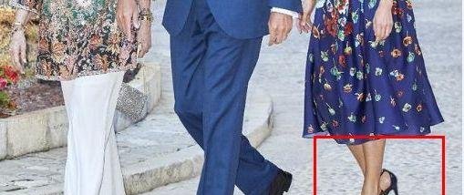 看了莱蒂齐亚王后的高跟鞋，我知道了为什么国王对她死心塌地！